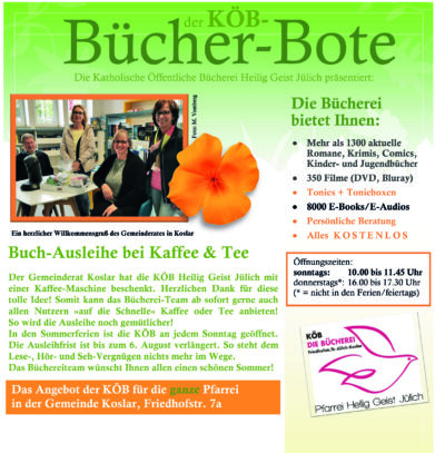 Flyer Pfarrbrief Sommerausgabe Pfarrei Heilig Geist J Lich